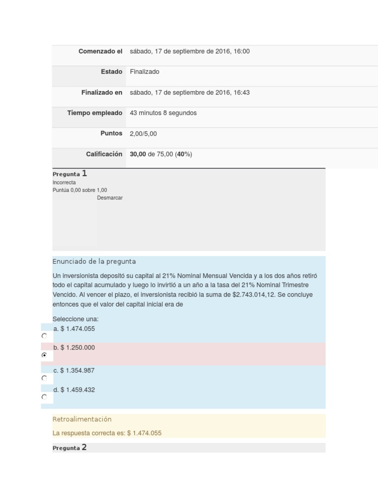 Dibujo de Matemática Financiera | PDF | Crédito (finanzas) | Tasas de ...