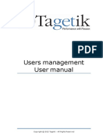 User Management Manual