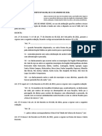 Alterações no decreto sobre diárias e viagens a serviço