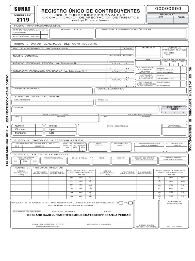 FORMULARIO 2119