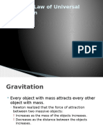 Newtons Law of Universal Gravitation