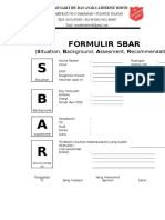 Formulir SBAR