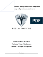 Tesla Motors Startegic Analysis