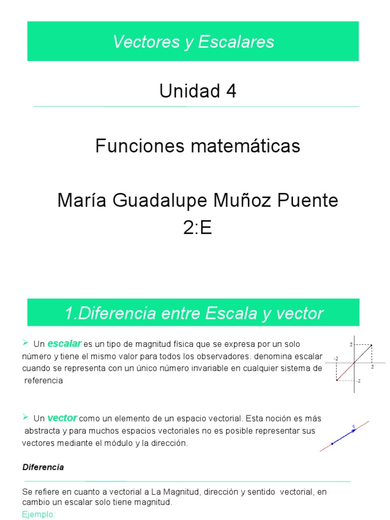 diferencia entre escalar y vector160425004937 Escalar