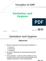 GMP Sanitation and Hygiene Principles