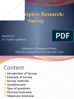 Descriptive Research Anjali