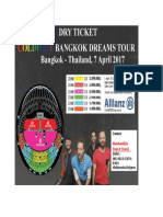 Coldplay Flyer -DIAH