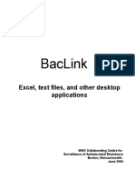 BacLink 2.Excel, text files, other applications.doc