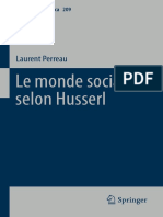 Laurent Perreau - Le Monde Social Selon Husserl