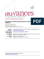 Treatment Somatoform and Dissociative Disorders: Assessment and