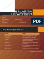 MVTG The Palmerston Laneway Final Presentation