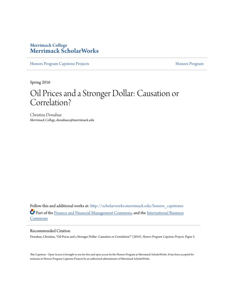 Oil Prices and Dollar Strength Analysis | PDF | Price Of Oil | Opec