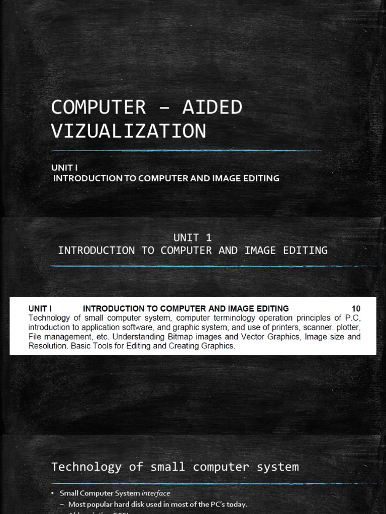 Introduction To Computer & Image Editing | PDF | Image Scanner ...