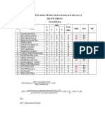 Nilai Soal Tes Observasi Awal