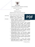 PMK No. 61 TTG Kesehatan Matra PDF
