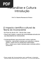 Psicanálise e Cultura