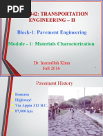 Pavement Materials