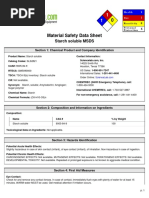 Starch Soluble Msds