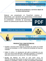 Evidencia 1 Caracteristicas de Los Productos y Servicios Objeto de La Oferta Internacional