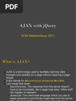 AJAX With JQuery