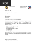 Carta desvinculacion sura