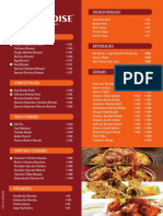 Paradise Koramangala Takeaway Menu