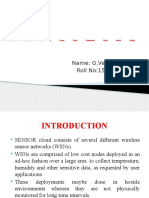 Name: G.Venkata Siva. Roll No:15741D5818.: Risk Assessment in A Sensor Cloud Framework Using Attack Graphs