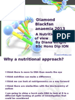 Diamond Blackfan Anaemia 2013: A Nutritional Point of View by Diana Wright BSC Hons Dip Ion