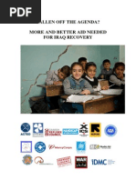 More and Better Aid Needed for Iraq Recovery -Brief