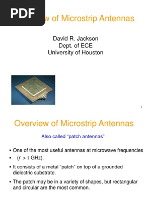 Thin substrate patch antenna