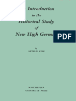 Kirk - An Introduction to the Historical Study of New High German (1923)