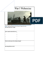 World War I Webercise