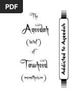 Download Aqeedah of Tawheed eBook w Arabic by darkmc667 SN34303137 doc pdf