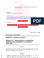 As 1012.3.3-1998 Methods of Testing Concrete - Ve