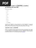 Aprenda a Usar o CHKDSK e Resolva Problemas Do Seu HD
