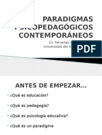 Paradigmas Psicopedagógicos Contemporáneos