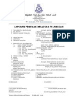 Laporan Penyiasatan Aduan Pelanggan