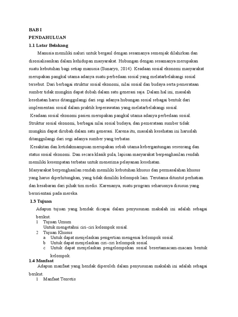 Latar Belakang Sosial PDF