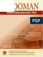 Pedoman Hibah Penulisan Buku Teks Universitas Sanata Dharma 2015