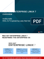 Red Hat Enterprise Linux 7: Ondřej Vašík RHEL 5/7 Engineering Lead, Red Hat Czech