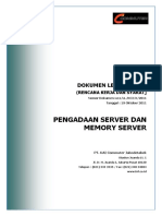 RKS Pengadaan Server Dan Memory Server