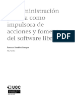 01-M01-La Administracion Publica Como Impulsora de Acciones y Fomento Del Software Libre PDF