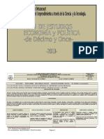 PLAN de ESTUDIOS de Economía y Politica- Grados Décimo y Once -2013.