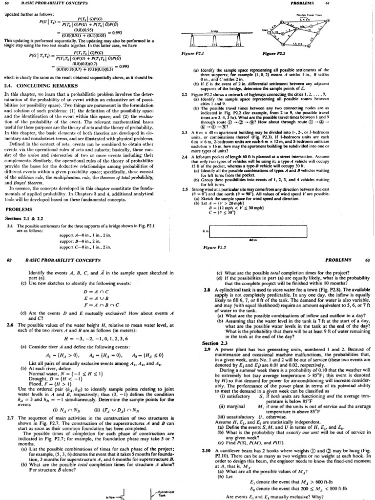 A&T Problems PDF PDF Flood Probability Theory
