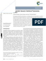 Microfluidic Dynamic Interfacial Tensiometry