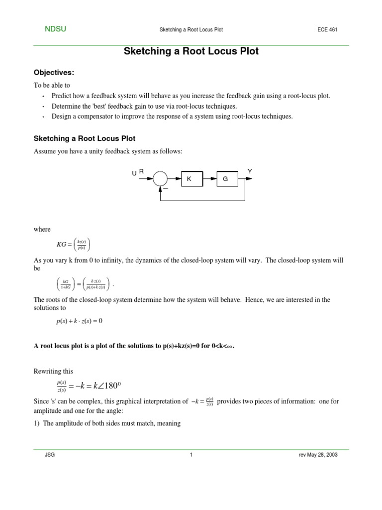 Root Locus Plotting Techniques | PDF | Analysis | Teaching Mathematics