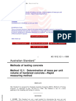 As 1012.12.1-1998 Methods of Testing Concrete - Hardened Con