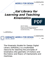 A Digital Library For Learning and Teaching Kinematics