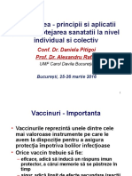 Vaccinarea - Principii Si Aplicatii Pentru Protejarea Sanatatii La Nuvel Individual Si Colectiv