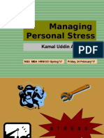 Managing Personal Stress: Kamal Uddin Ahmed